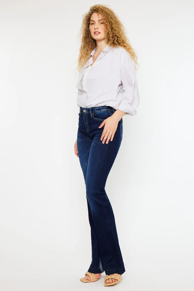 Heidi Mid Rise Flare Jeans