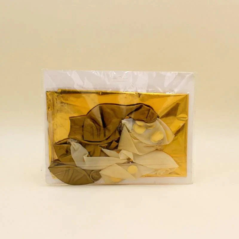 Balloons Metallic + Confetti + 32" Number 1 Golden ( pack of 13 )