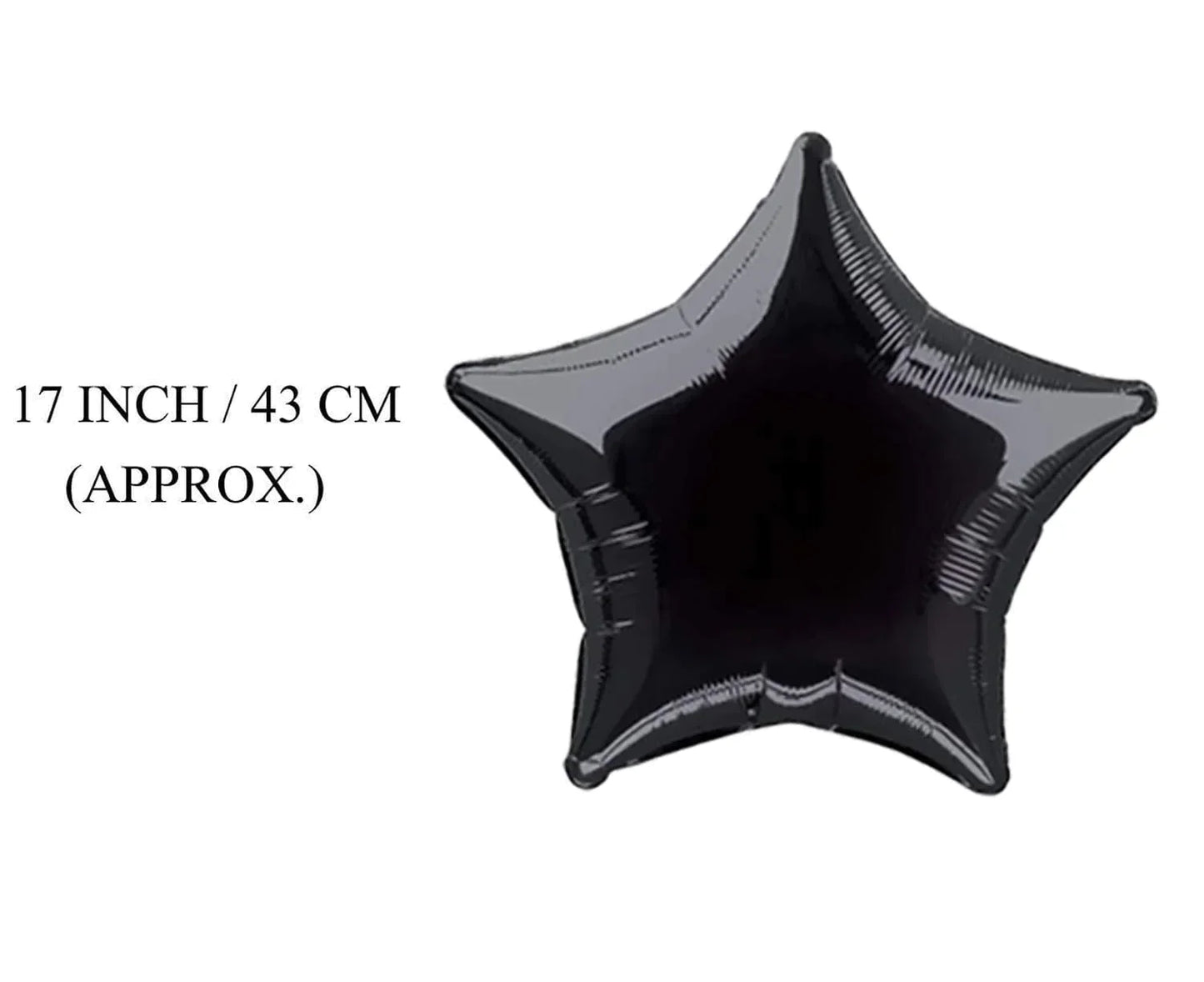 Anniversary Balloon Pack - Foil H-Anniversary + Star + Metallic Golden