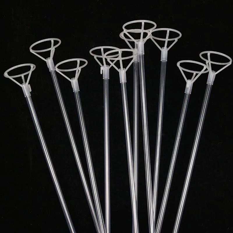 Balloons Sticks Transparent Large
