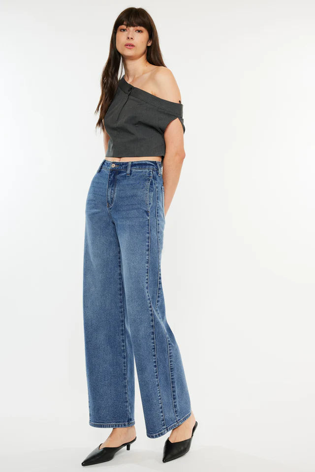 Kenya High Rise Wide Leg Flare
