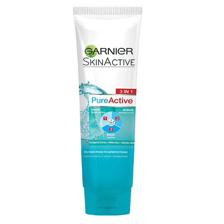 Garnier Pure Active Pak 3-In-1 100Ml - Front View