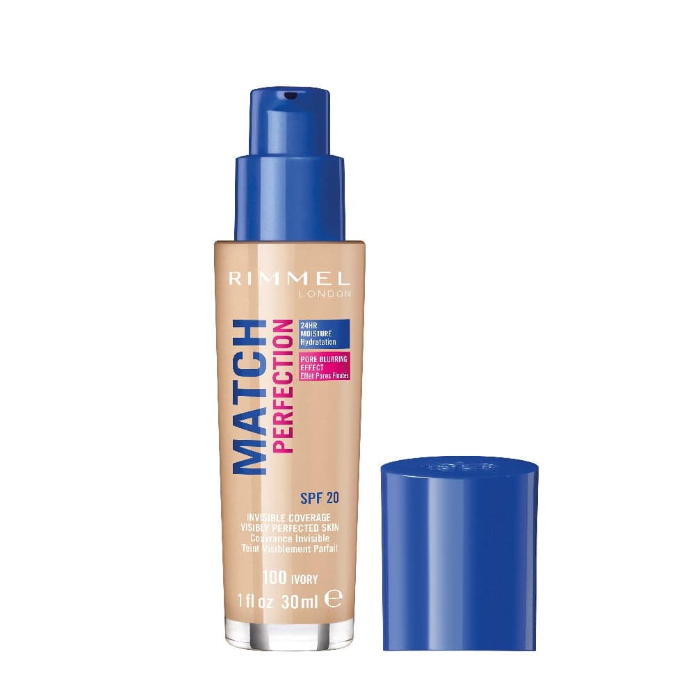 Rimmel Match Perfection Foundation - Ivory 100 - 30ml
