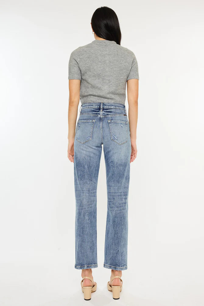 Tilda High Rise Slim Straight Leg Jeans