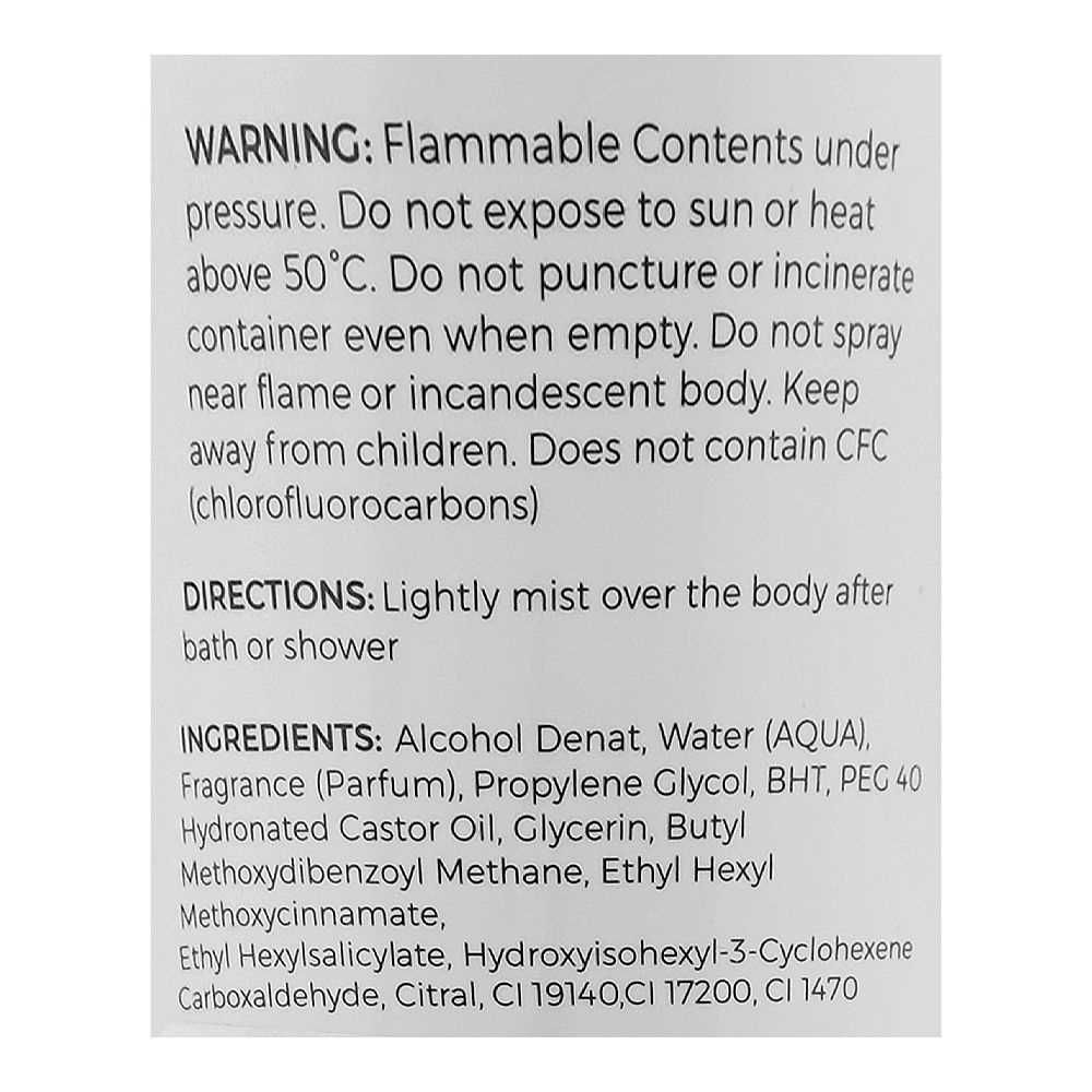 Beauty Secrets Romantic Lady Fragrance Mist, 150ml