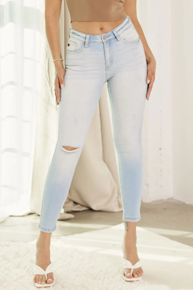 Neve High Rise Ankle Skinny Jeans