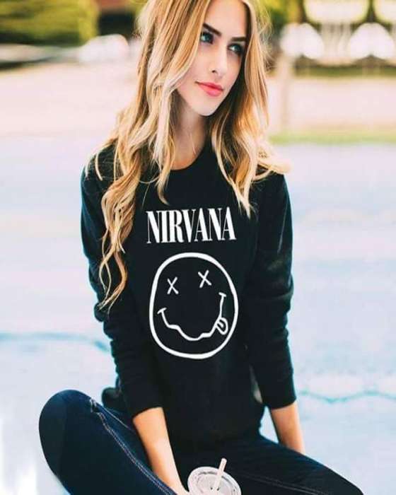 NIRVANA Sweat Shirt For womens Women's Hoodies Sweatshirts