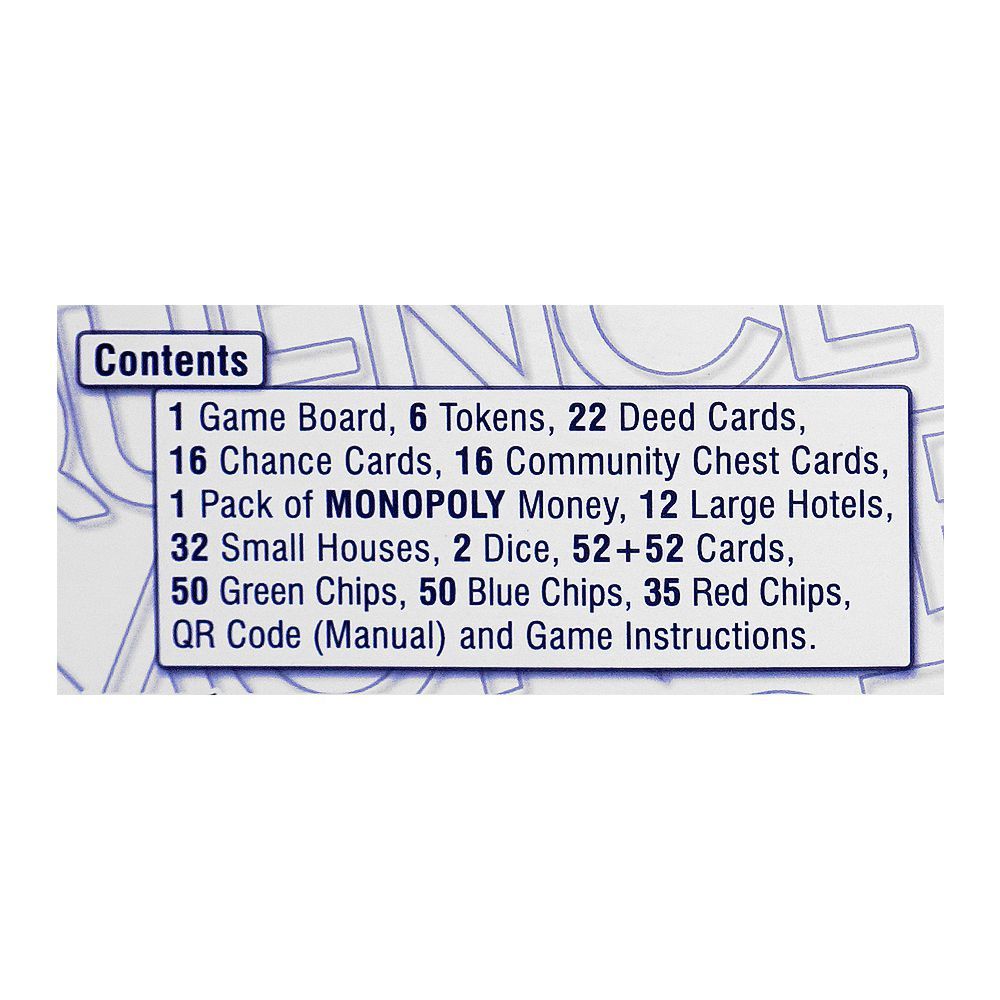 Monopoly And Sequence 2-In-1 Board Game