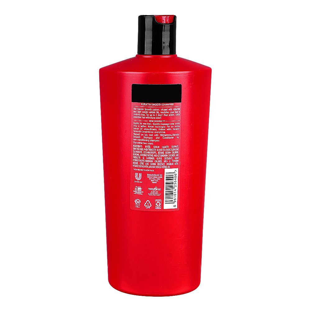 Tresemme Keratin Smooth With Keratin And Argan Oil Pro Collection Shampoo, 650ml