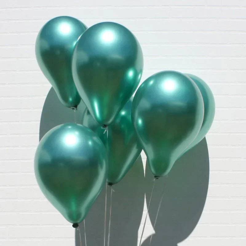 Balloons-Metallic-Sea-Green-25-or-50-Balloons