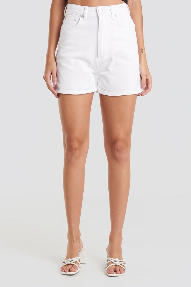 Mom Shorts By Ace White For Womens  - Side View - AceCart