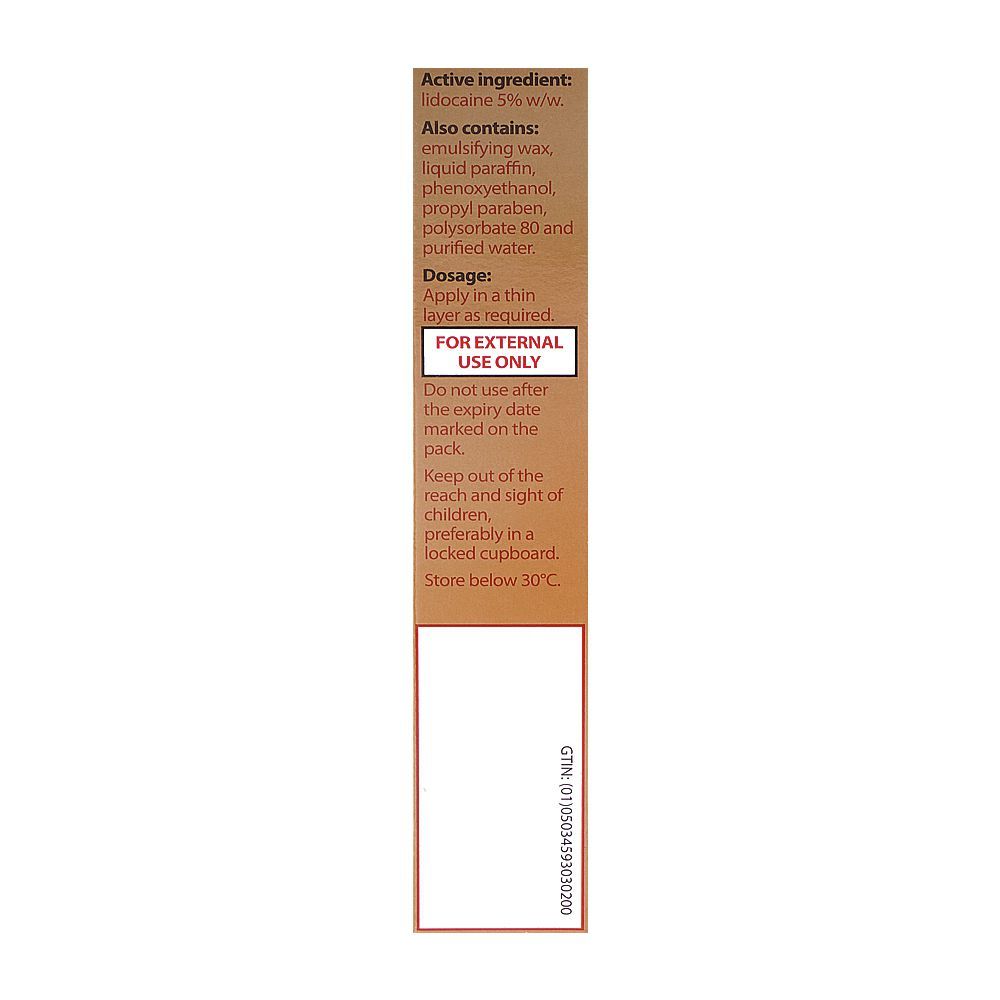 Eros Lidocaine Delay Cream, 15g