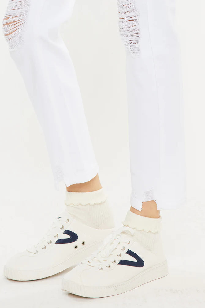 Haven Ultra High Rise Slim Straight Leg Jeans