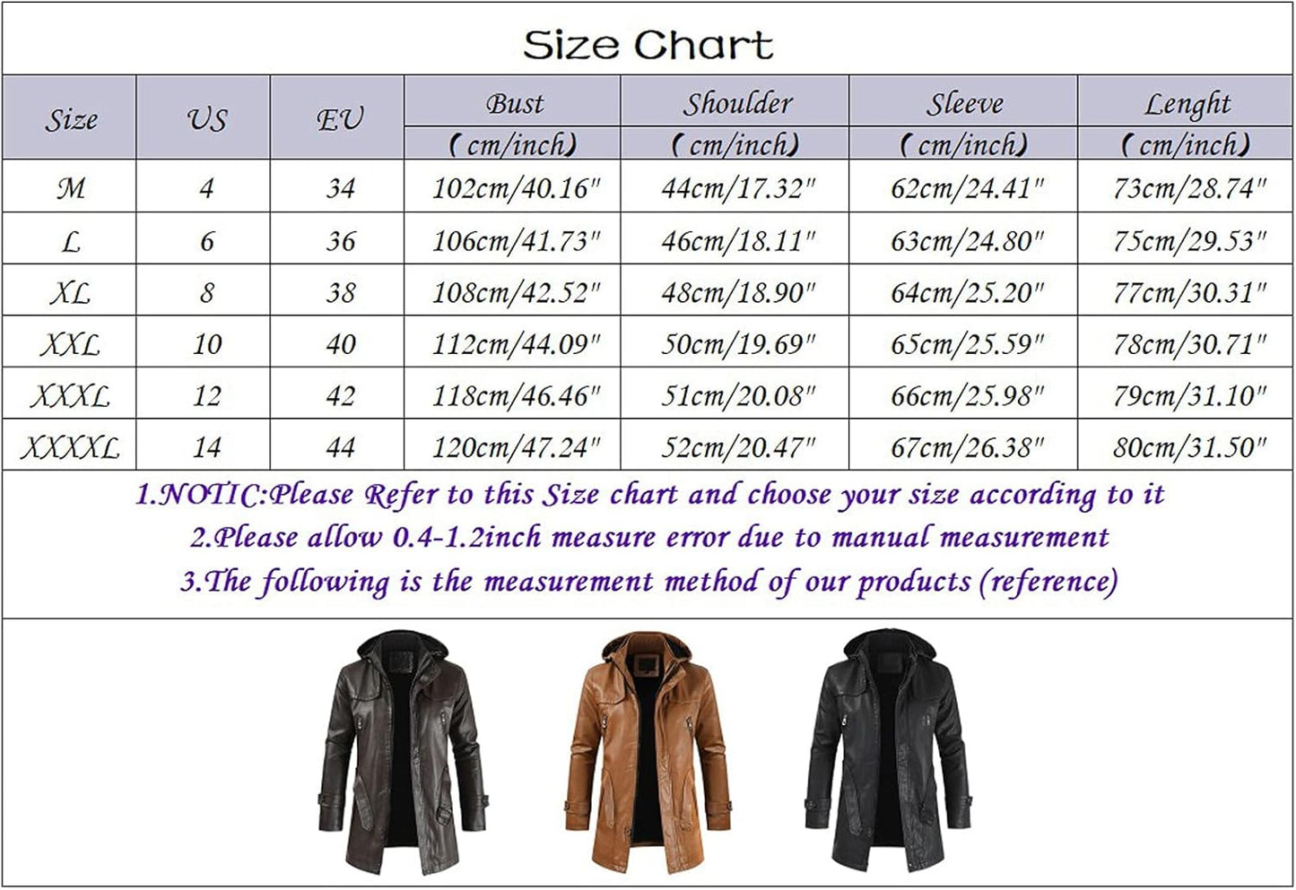 Black Cowhide Genuine Leather Coat