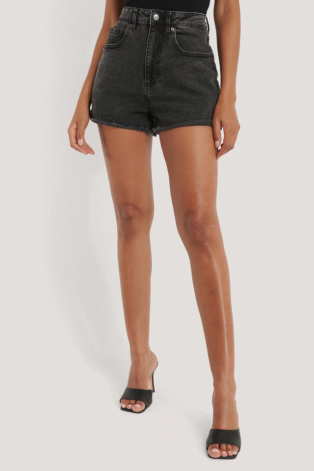 Olivia Shorts Grey For Womens  - Right Side View - AceCart
