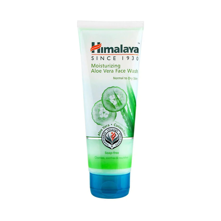 Himalaya Moisturizing Aloe Vera face wash - 100ml - Front View