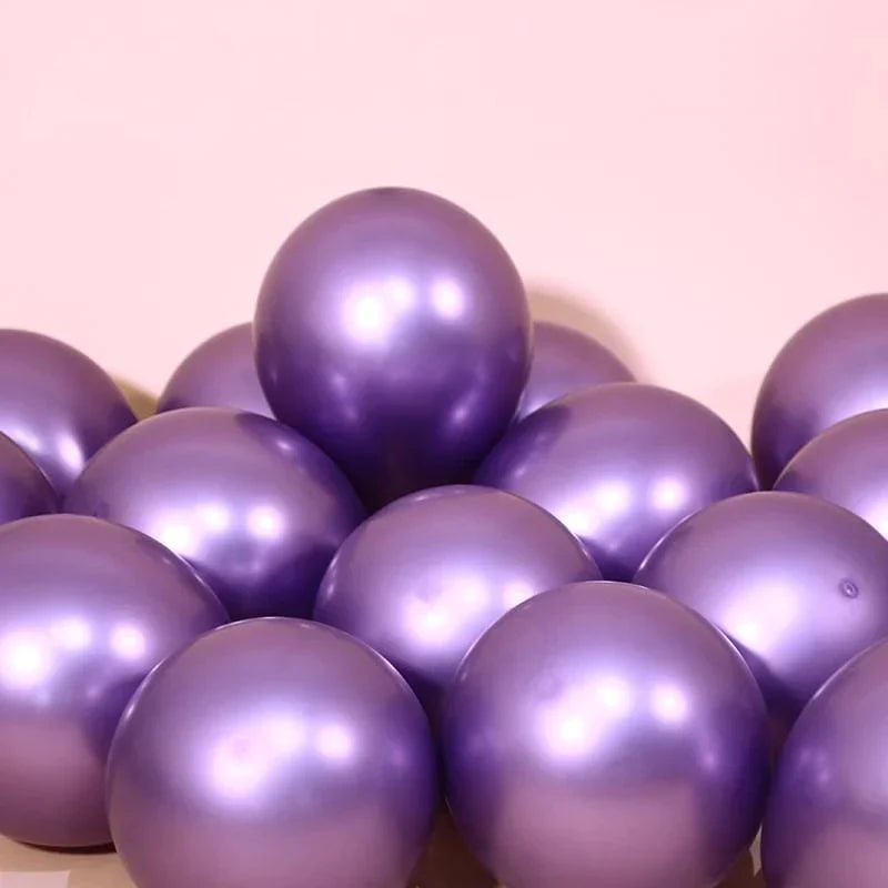 Balloons Metallic Violet - Dark Purple 50 Balloons - AceCart