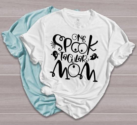 1 PC - Cute T-Shirt For Super Mom - Cute Quote Shirt - Front View - AceCart