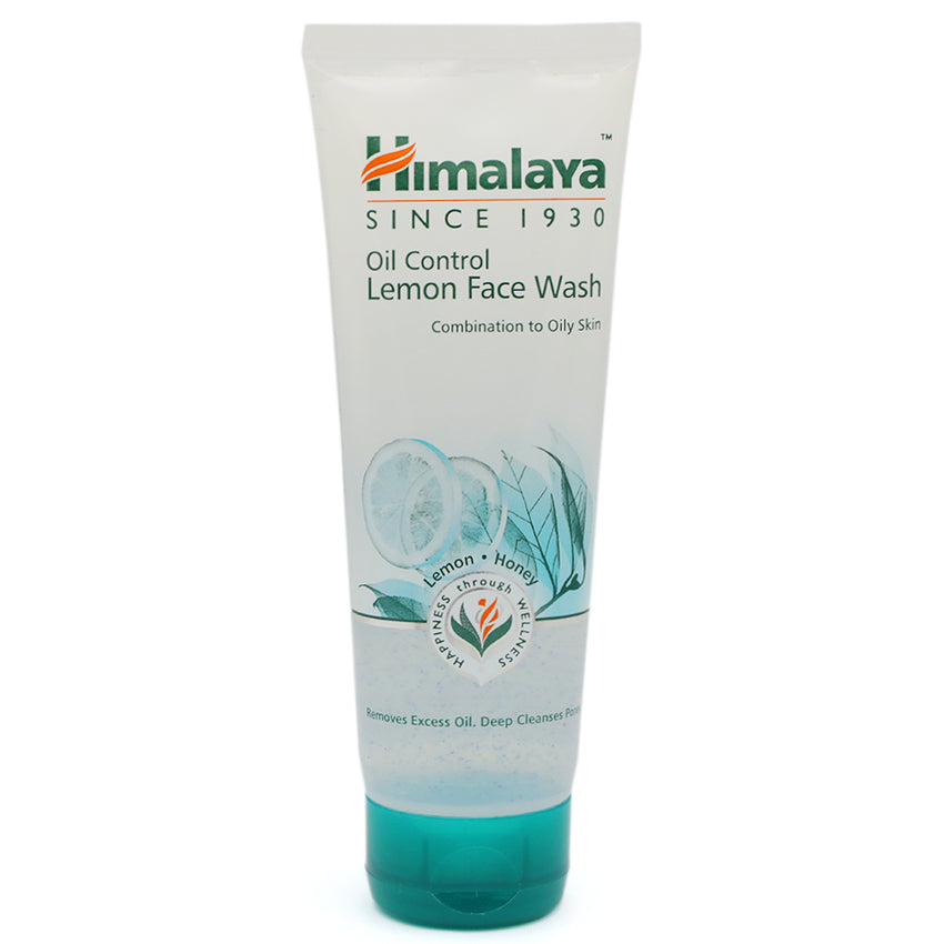 Himalaya Deep Clean Oil Control Lemon & Honey Face Wash, Free From Parabens, 100ml - Front View