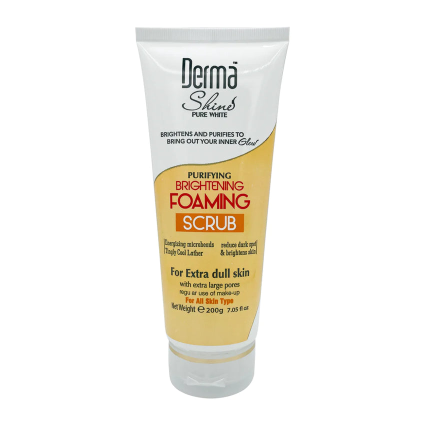 Derma Shine Foaming Scrub 200g - Front View