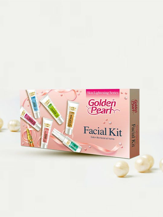 Golden Pearl Whitening Facial Kit - Front View