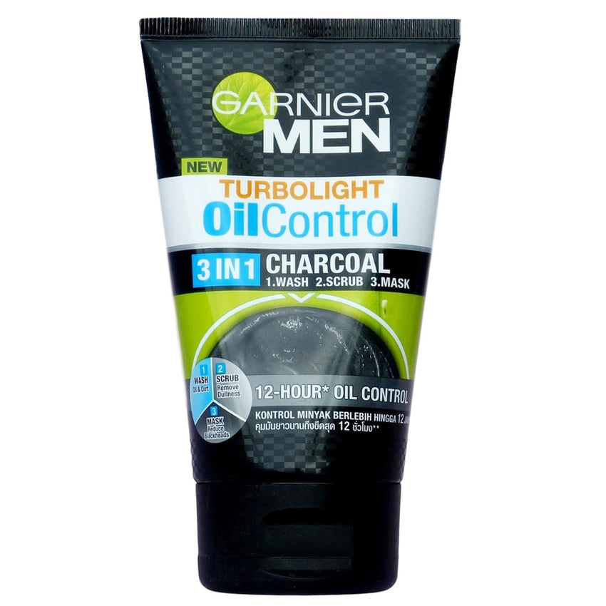 Garnier Men Oil Clear Face Wash 100ml - Front View