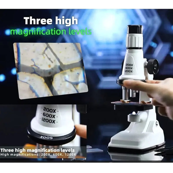 STEM Educational Microscope for Kids – Science Exploration Kit