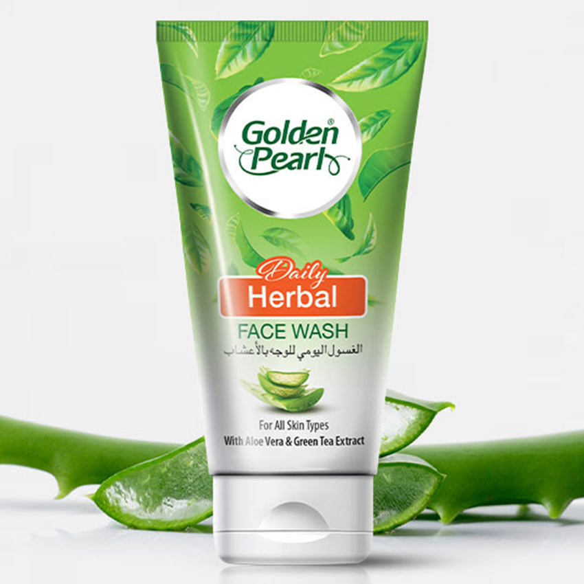 Golden Pearl Daily Herbal Face Wash, 150ml - Front View