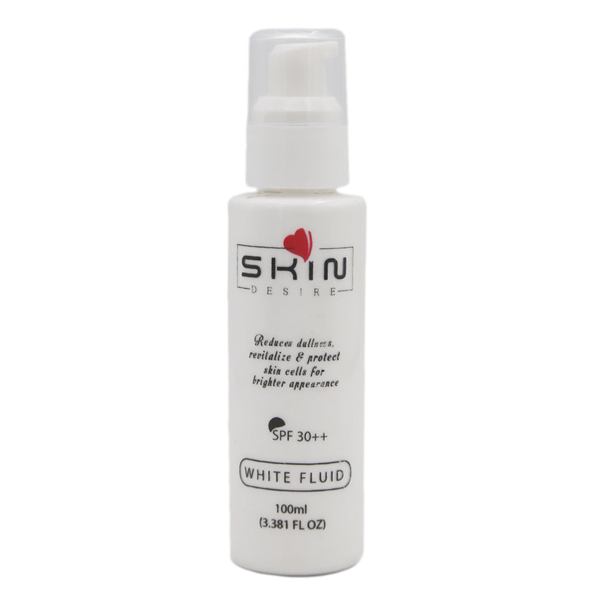 SKIN Desire SPF 30++ White Fluid 100ml - Front View
