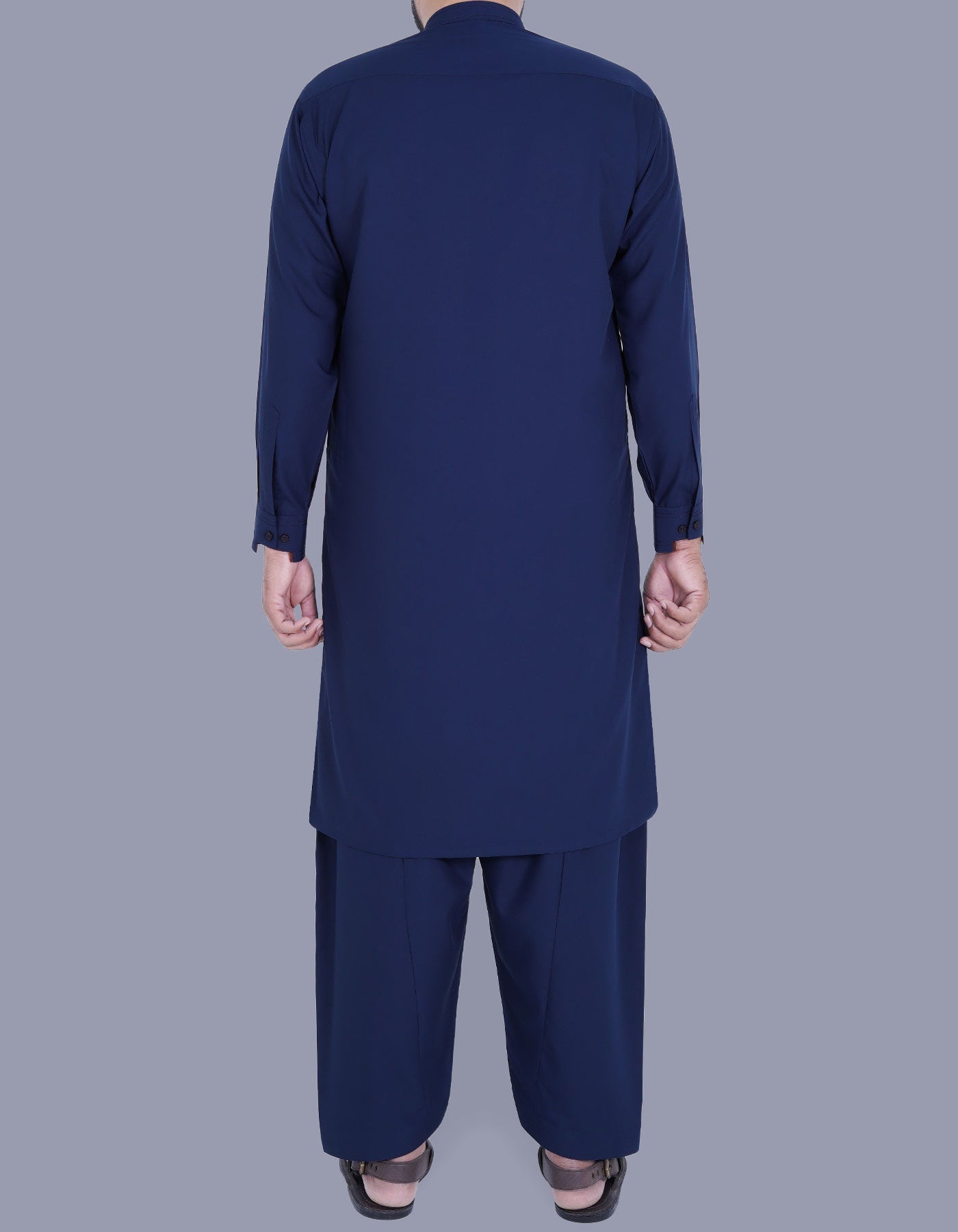 Navy Blue Basic Shalwar Kameez