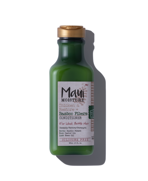 Maui Moisture Conditioner Thicken & Restore+Bamboo Fibers 13Oz/385ML - Front View