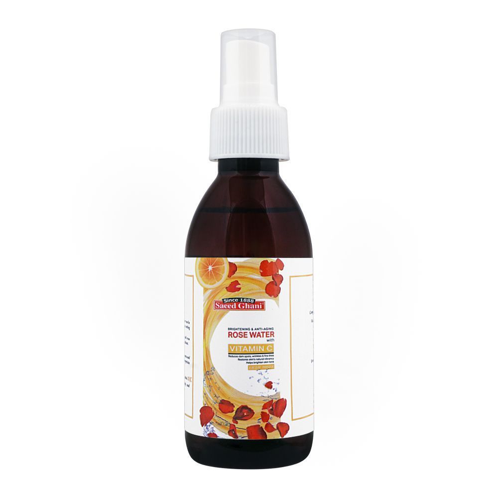 Saeed Ghani Vitamin C + Rose Water, 120ml - Front View