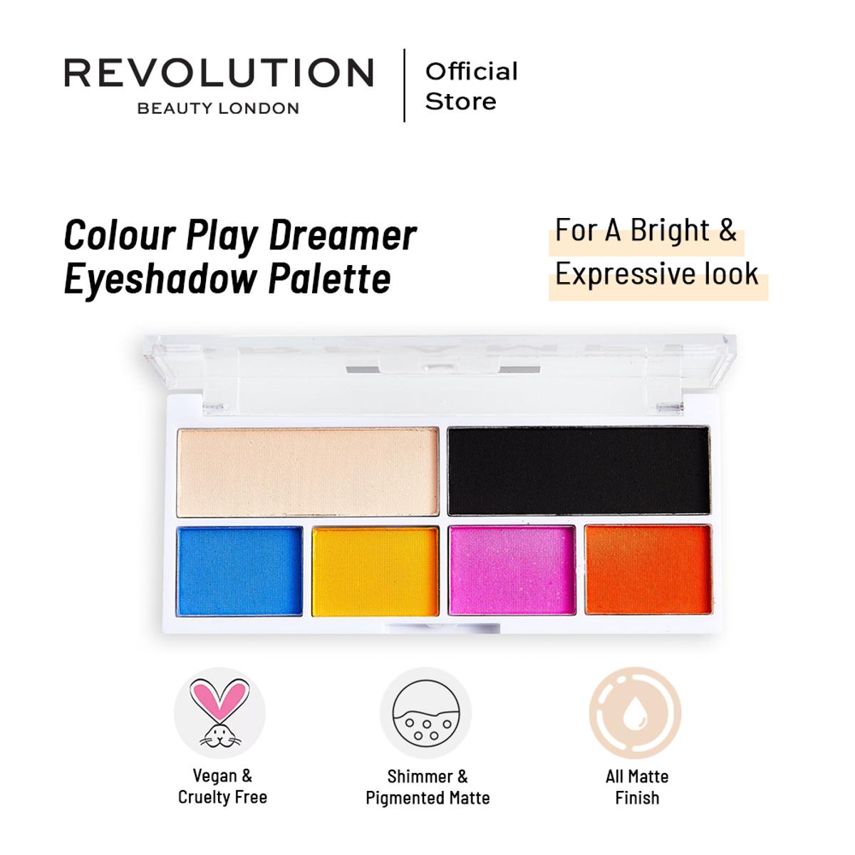 Relove By Revolution Colour Play Dreamer Eyeshadow Palette - AceCart