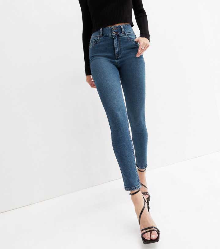 Blue Lift & Shape High Waist Yazmin Skinny Jeans