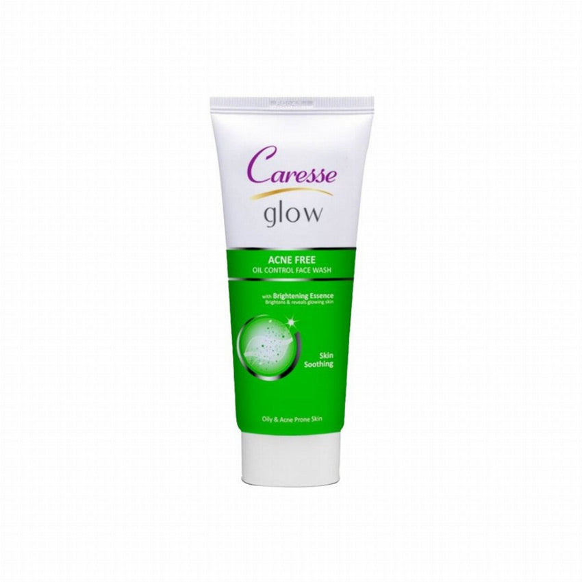 Caresse Glow Acne Free Oil Control Face Wash 100ml - Front View