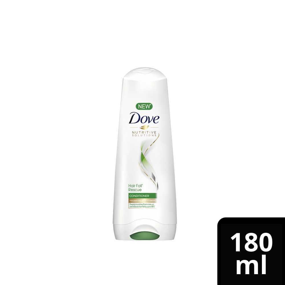 Dove Nutritive Solutions Hair Fall Rescue Conditioner, For Weak & Frizzy Hair, 180ml - Front View