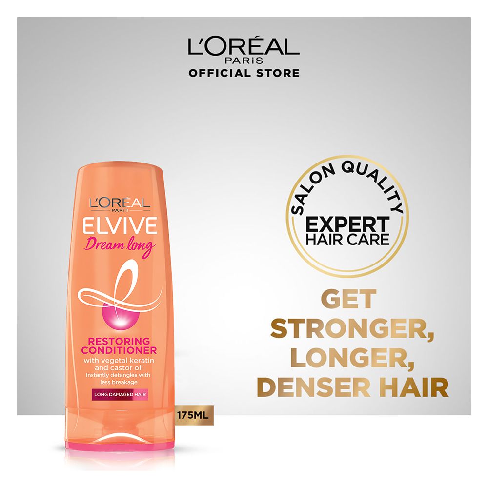L'Oreal Paris Dream Long Restoring Conditioner, Weakened Long Hair, 175ml - Front View