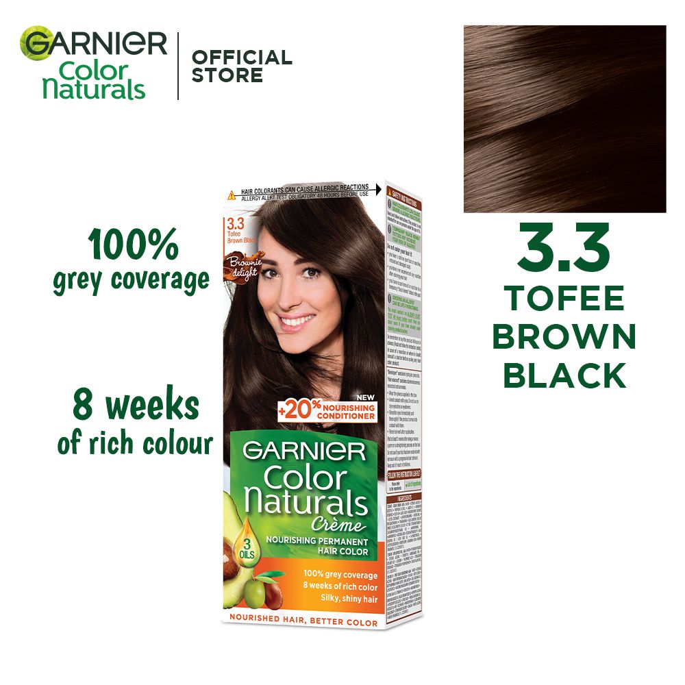 Garnier Color Natural Hair Color 3.3 - Front View