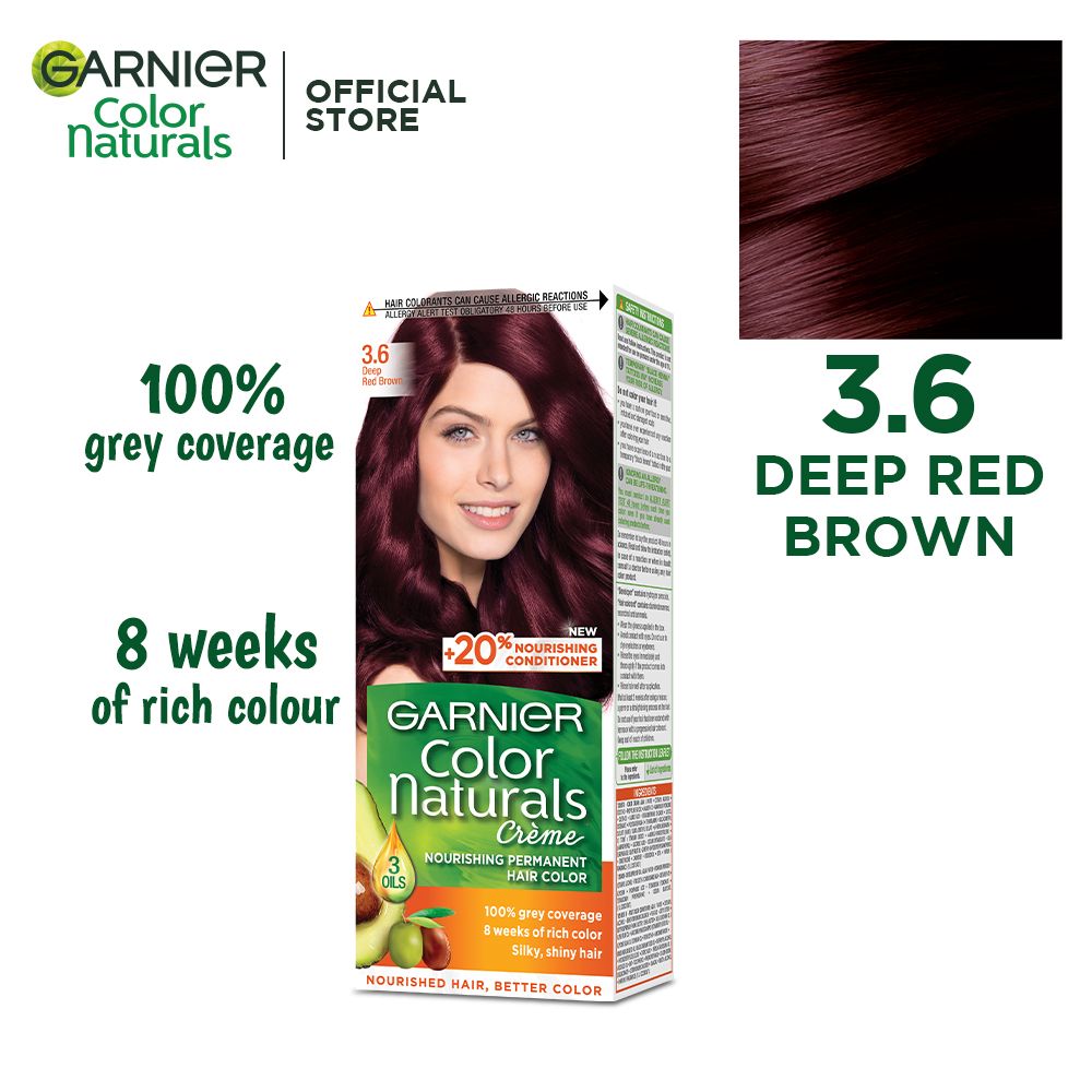 Garnier Color Natural Hair Color 3.6 - Front View