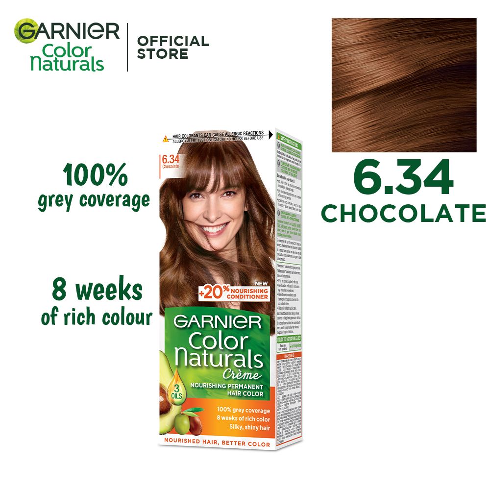 Garnier Color Natural Hair Color 6.34 - Front View