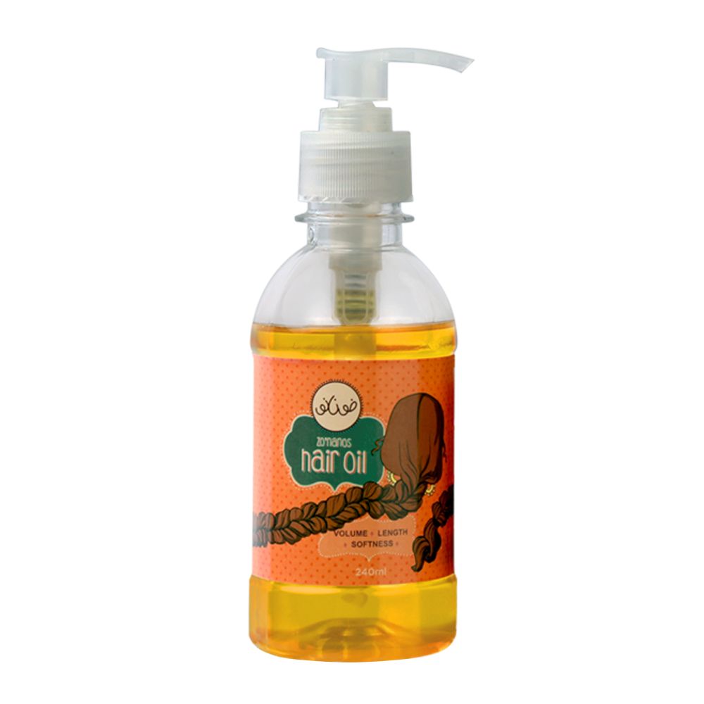 Zo'Nanos Volume Length Softness Hair Oil, 240ml - Front View