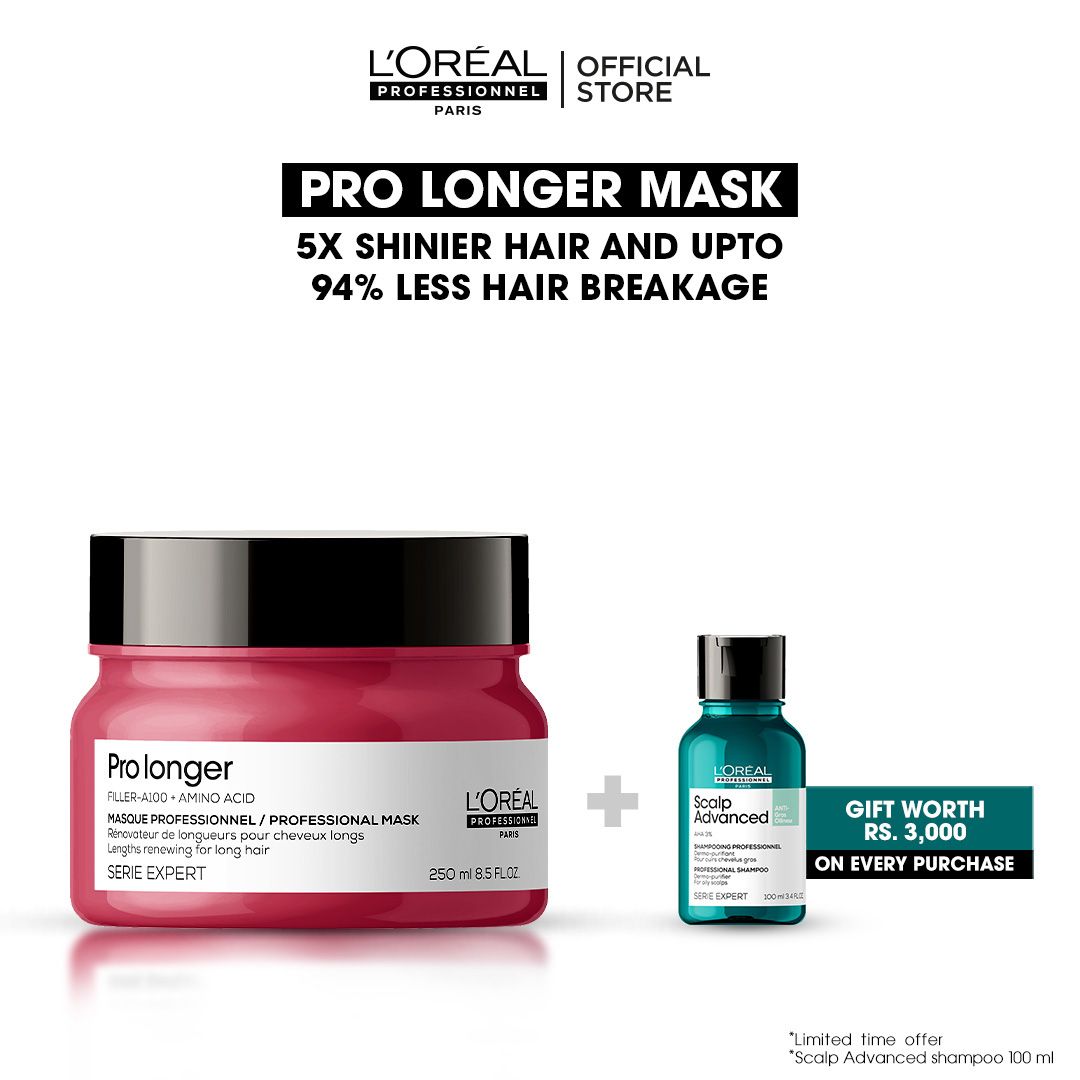 L'Oreal Professionnel Serie Expert Filler-A100 + Amino Acid Pro Longer Professional Hair Masque 250ml - Front View