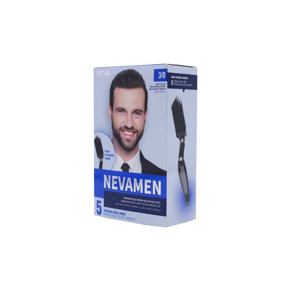 Neva Men Hair Color, 80ml, No. 3 Set - Front View