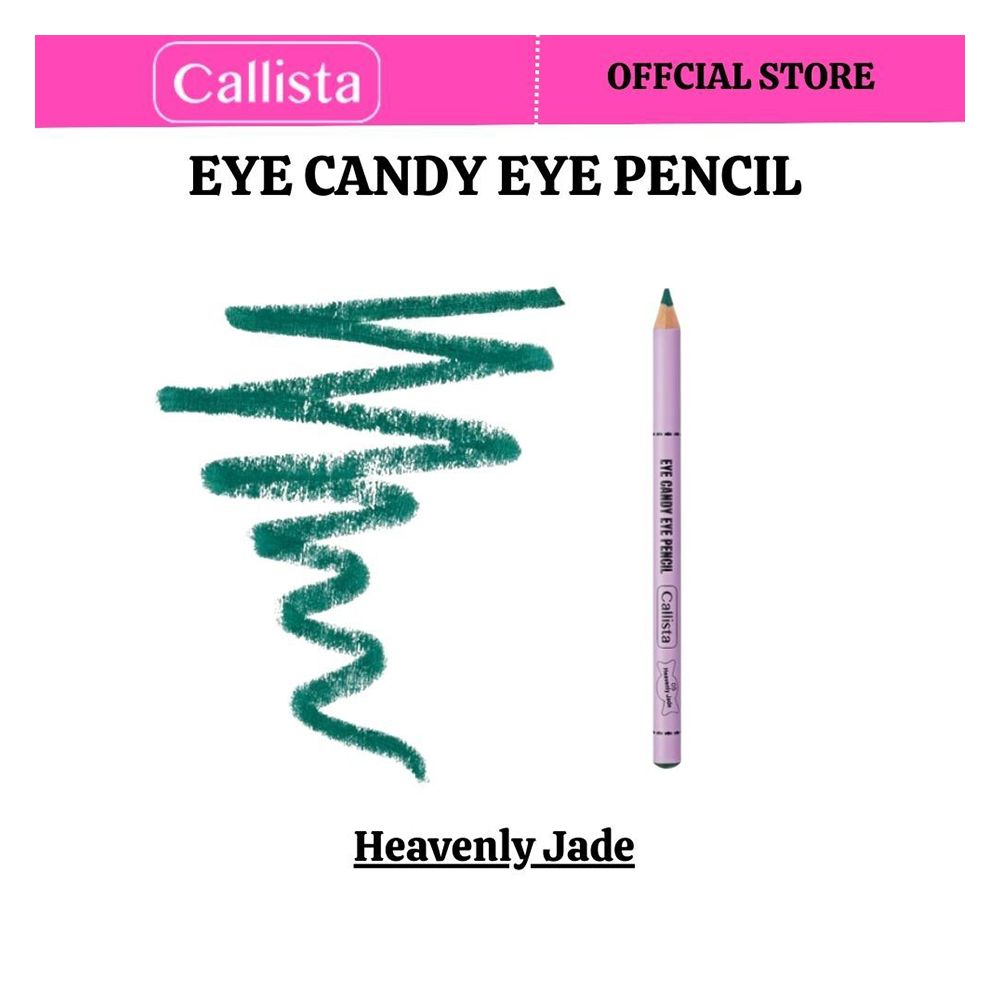 Callista Eye Candy Eye Pencil, Super Soft, High Coverage With Single Stroke, 05 Heavenly Jade - Front View
