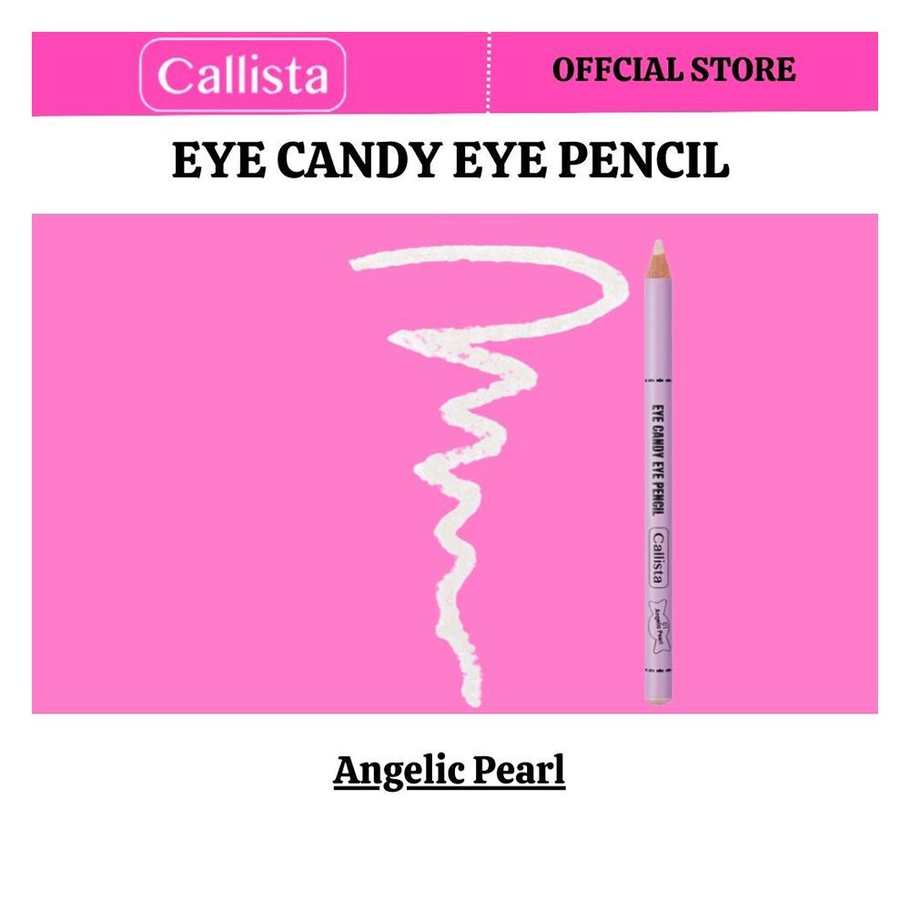 Callista Eye Candy Eye Pencil, Super Soft, High Coverage With Single Stroke, 01 Angelic Pearl - Front View