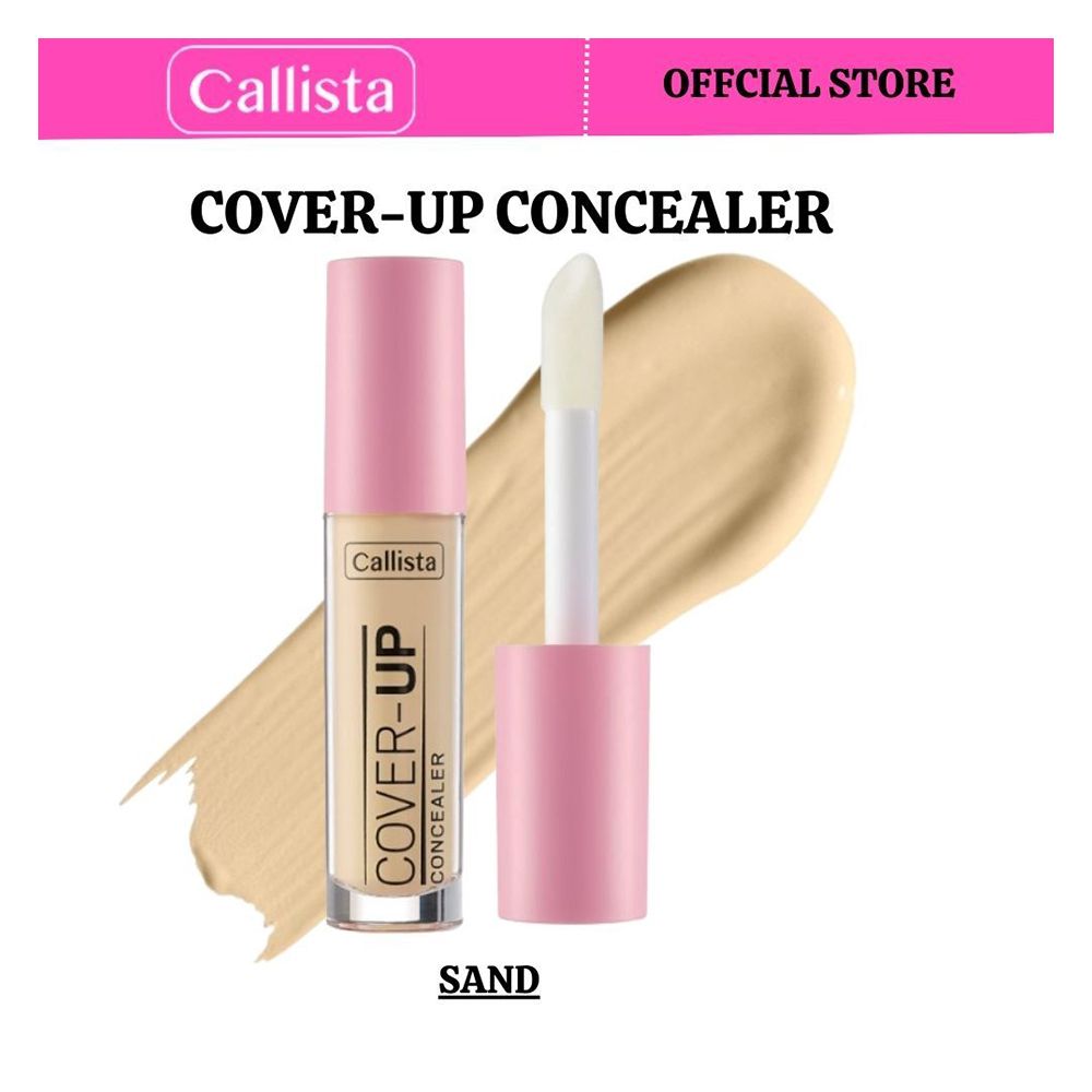 Callista Cover Up Concealer, Vegan, Argan Oil & Cruelty Free, 4ml, 03 Sand - Front View