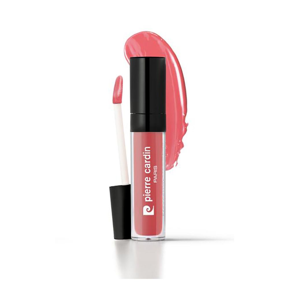 Pierre Cardin Paris Stay Long Lip Color Kiss Proof, Long Lasting, Fast Drying, Light Texture, Terra Rose 341 - Front View