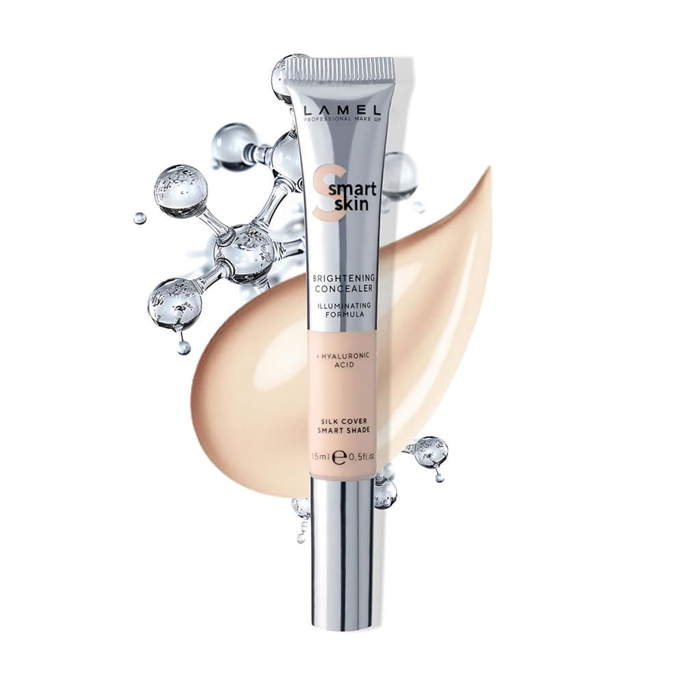 LAMEL Smart Skin Brightening Concealer With Hyaluronic Acid, 15ml, 401 Light Beige - Front View
