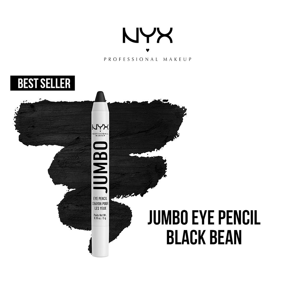 NYX Jumbo Eye Pencil, 601 Black Bean - Front View