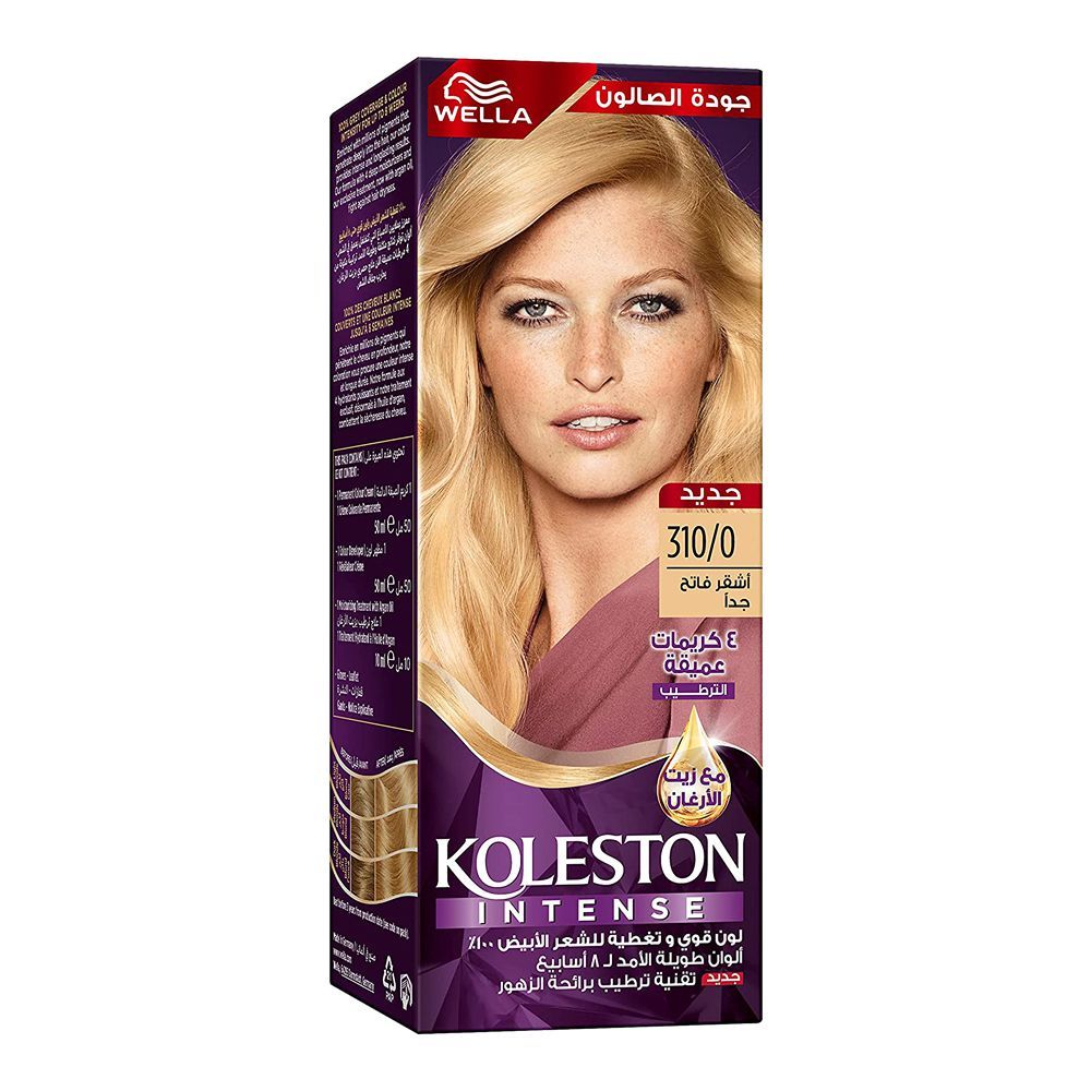 Wella Koleston Color Tube, 310/0, Platinum Blonde - Front View